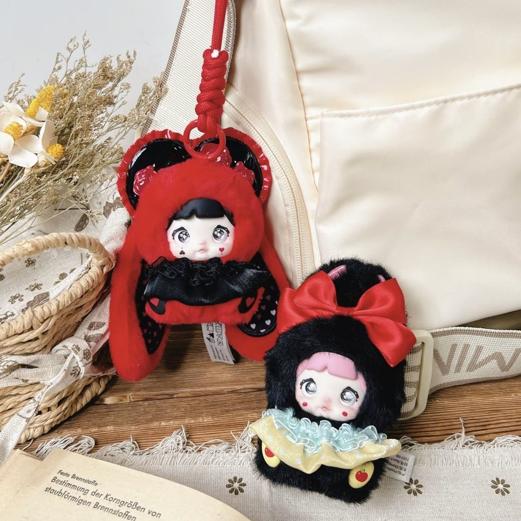 Nommi Baby Mibao Fairytale Town Series Plush Blind Box – 8 Regular + 1 Hidden Edition Collectible Keychain Dolls