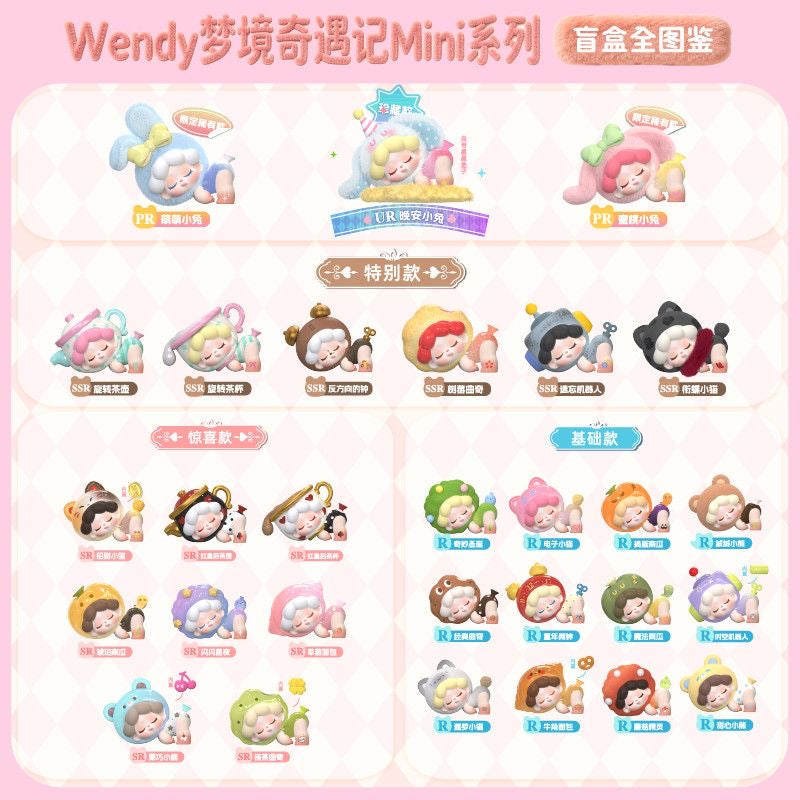 DODO SUGAR Wendy "Dream Adventure" Series Mini Blind Box – 29 Collectible Mini Figures