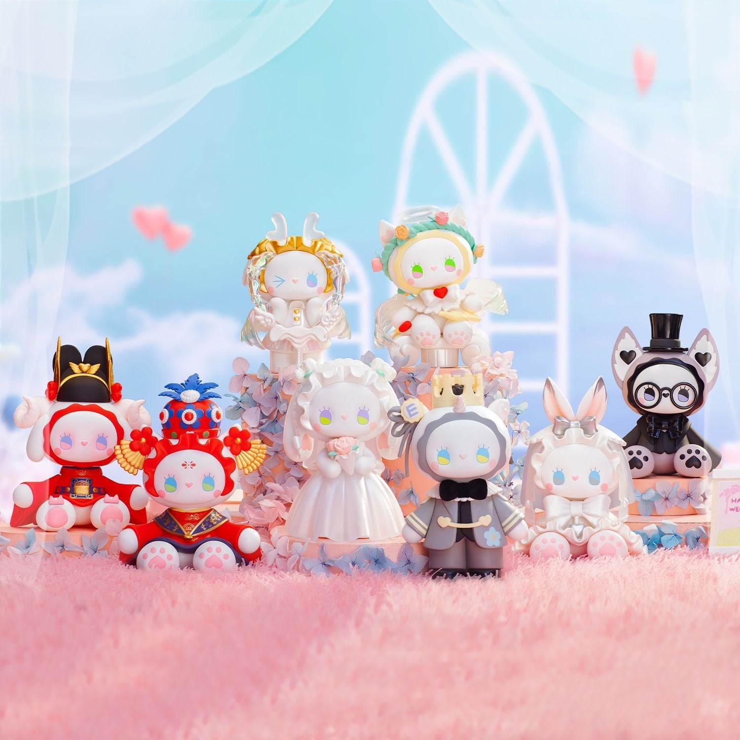 EMMA Secret Forest Wedding Series 8 Blind Box – 6 Regular + 2 Hidden Edition Collectible Figures