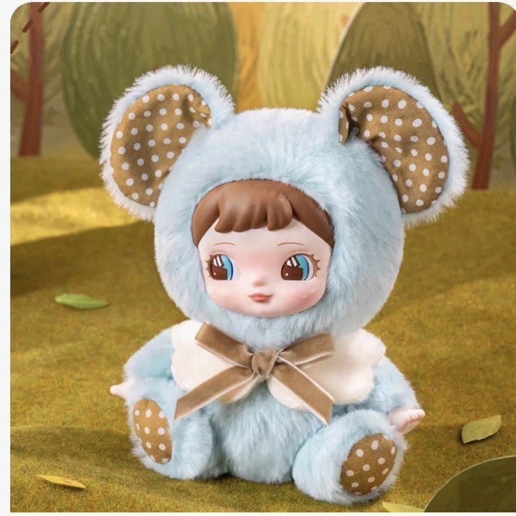 Rolife Charline Forest Hide-and-Seek Series Plush Blind Box – 6 Regular + 1 Hidden Edition Collectible Plush Keychains