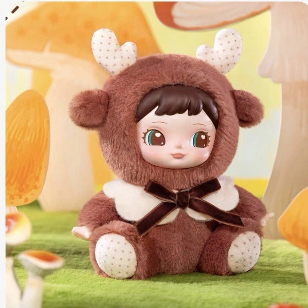 Rolife Charline Forest Hide-and-Seek Series Plush Blind Box – 6 Regular + 1 Hidden Edition Collectible Plush Keychains