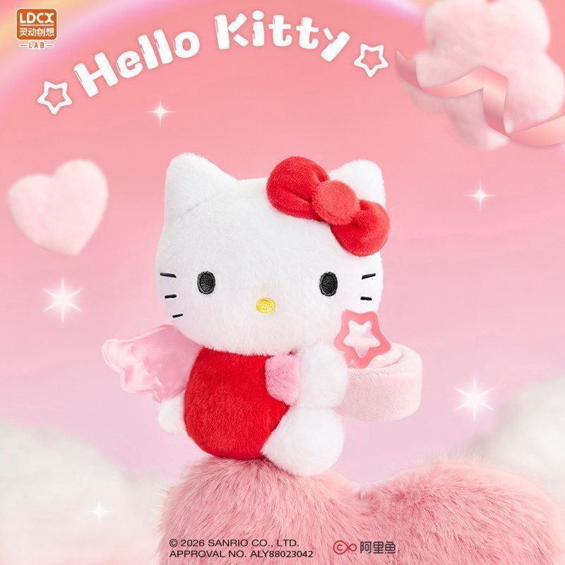 Lingdong Chuangxiang Sanrio Family Hugugu Series Plush Blind Box – 6 Regular + 1 Hidden Edition Collectible Plush Figures