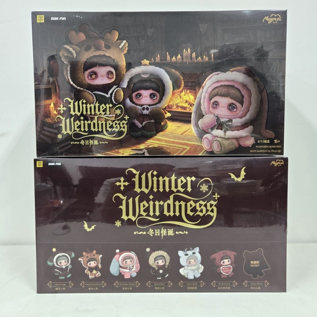 TOP TOY MayMei "Winter Weird" Series Plush Blind Box – 6 Regular + 1 Hidden Edition Collectible Plush Figures
