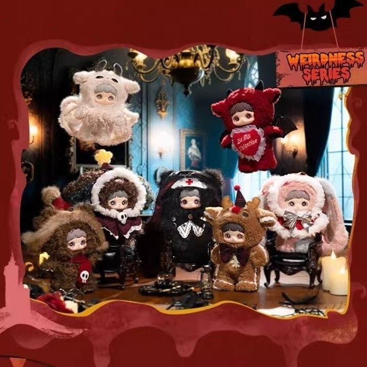 TOP TOY MayMei "Winter Weird" Series Plush Blind Box – 6 Regular + 1 Hidden Edition Collectible Plush Figures