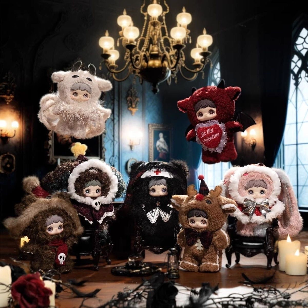 TOP TOY MayMei "Winter Weird" Series Plush Blind Box – 6 Regular + 1 Hidden Edition Collectible Plush Figures