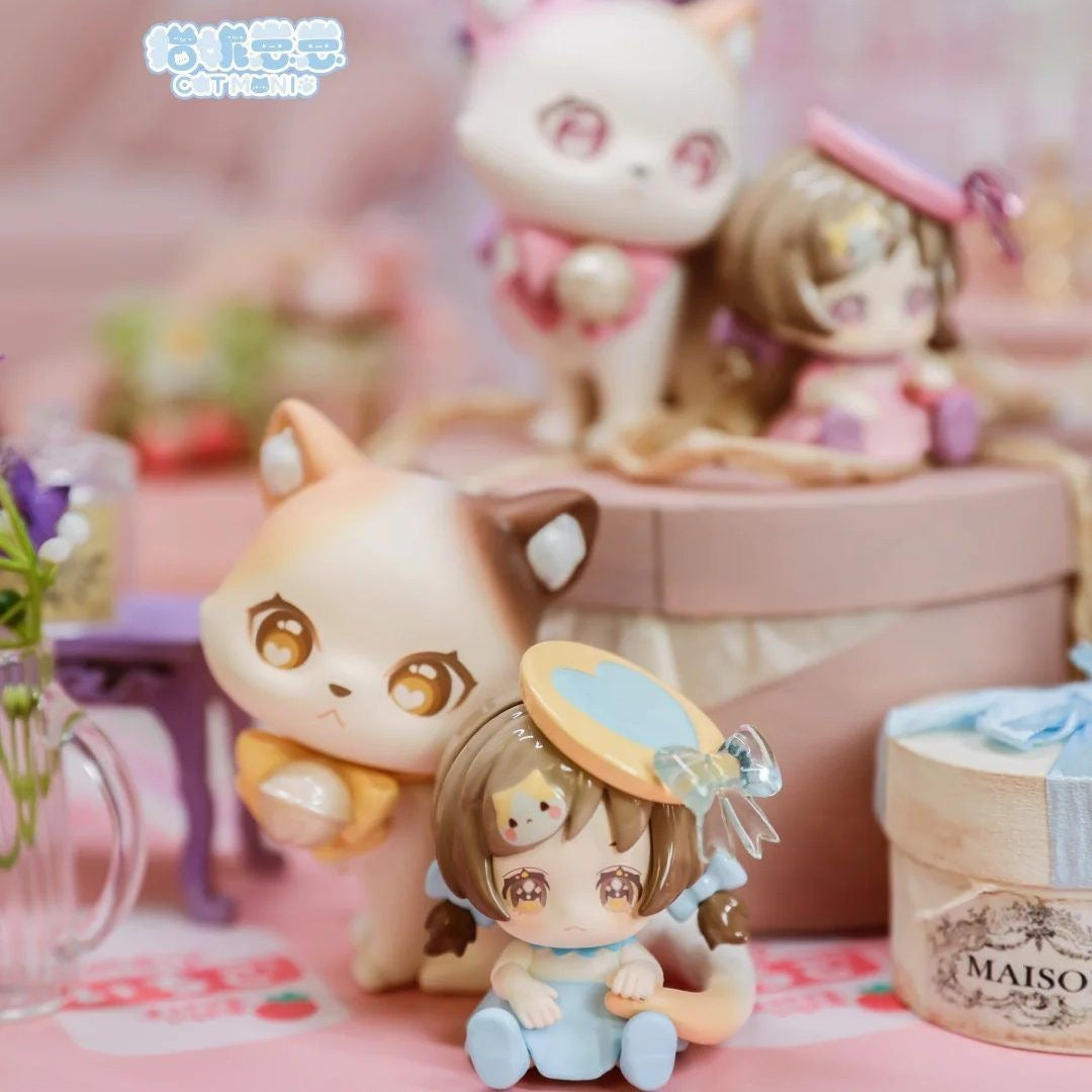 Mao Ni Zai Zai "Little Cat Keeps You Company" Series Blind Box – 6 Regular + 1 Hidden Edition Collectible Figures
