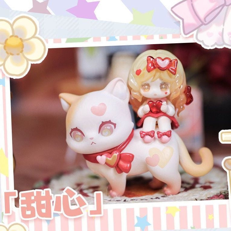 Mao Ni Zai Zai "Little Cat Keeps You Company" Series Blind Box – 6 Regular + 1 Hidden Edition Collectible Figures