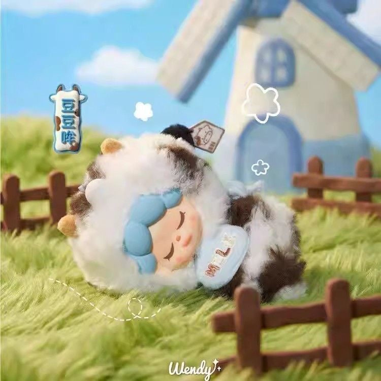 DODO SUGAR Wendy "Fluffy Pasture" Series Plush Blind Box – 6 Regular + 1 Hidden Edition Collectible Plush Figures