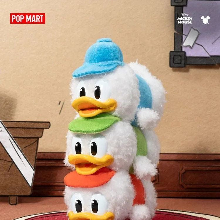 POP MART Disney Mickey Family "Cute Together" Keychain Series Blind Box – 8 Regular + 1 Hidden Edition Collectible Keychain Figures