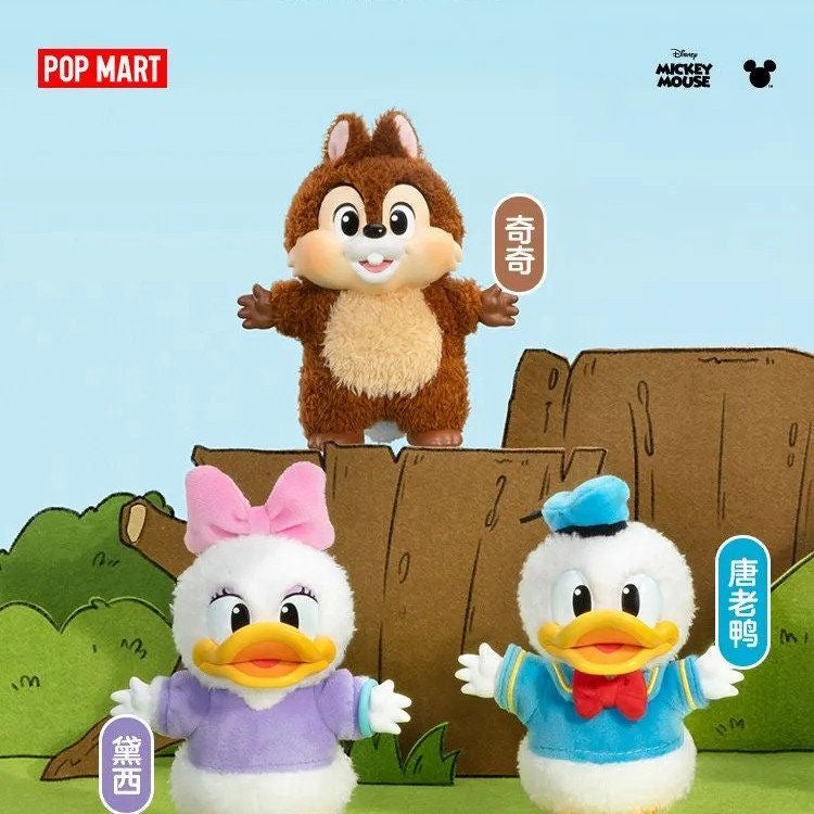 POP MART Disney Mickey Family "Cute Together" Keychain Series Blind Box – 8 Regular + 1 Hidden Edition Collectible Keychain Figures