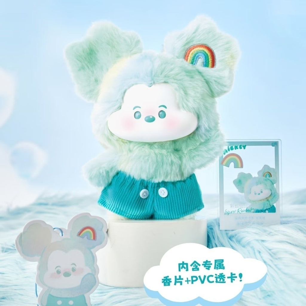MINISO Disney Mickey Cloud Fantasy Series Vinyl Plush Blind Box – 6 Regular + 1 Hidden Edition Collectible Keychain Figures