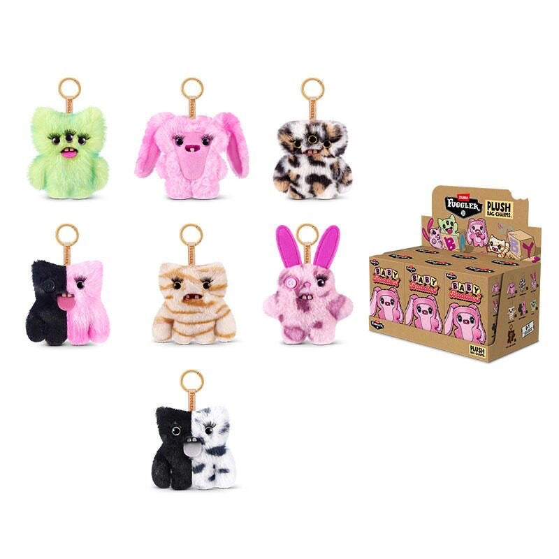 FUGGLER "Baddies" Series Soft Plush Pendant Blind Box – Collectible Keychain Figures