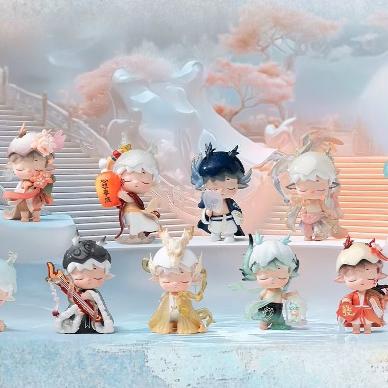 Heyone MIMI New Chinese Style "Fenghua Lu" Series Blind Box – 10 Regular + 1 Hidden Edition Collectible Figures