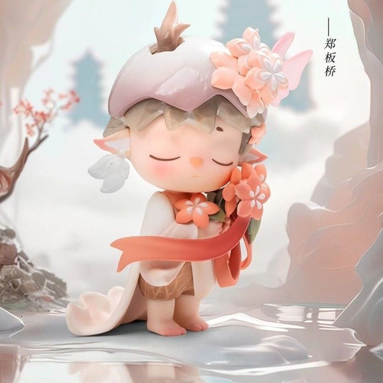 Heyone MIMI New Chinese Style "Fenghua Lu" Series Blind Box – 10 Regular + 1 Hidden Edition Collectible Figures