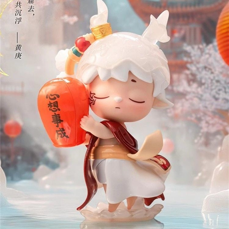 Heyone MIMI New Chinese Style "Fenghua Lu" Series Blind Box – 10 Regular + 1 Hidden Edition Collectible Figures
