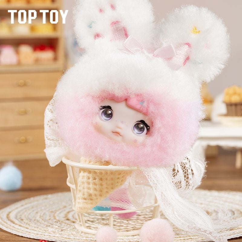 Nommi "100% Sweetness" Series Plush Blind Box – 9 Regular + 1 Hidden Edition Collectible Keychain Figures