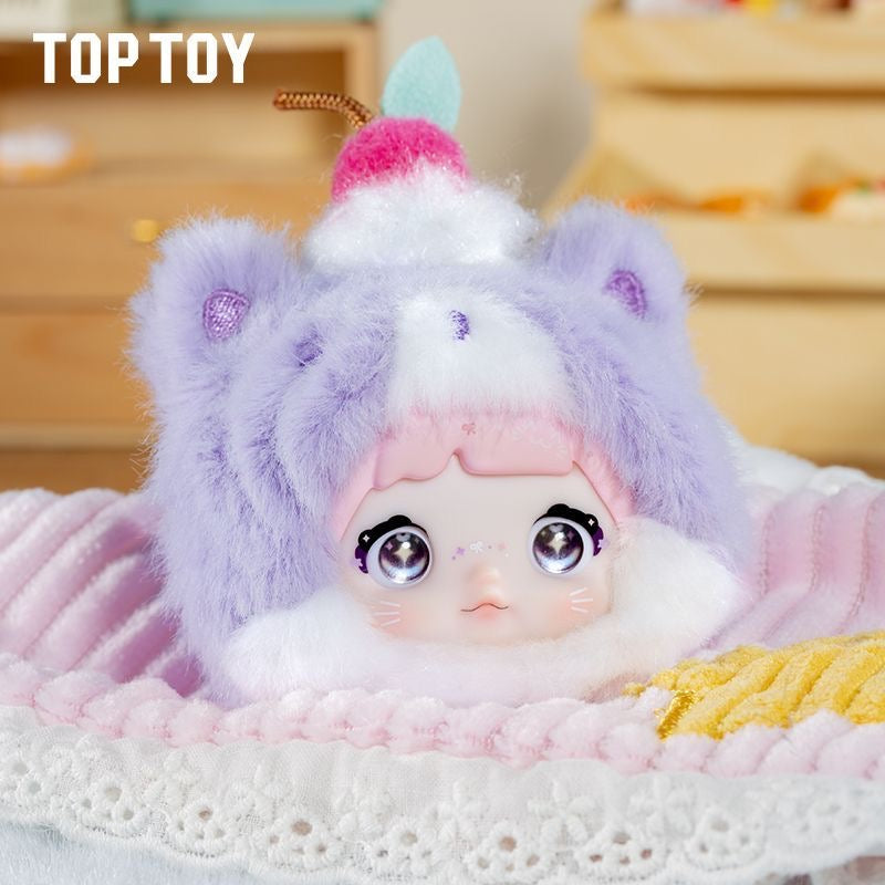 Nommi "100% Sweetness" Series Plush Blind Box – 9 Regular + 1 Hidden Edition Collectible Keychain Figures
