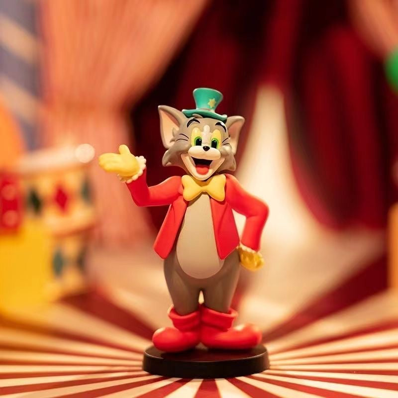 MINISO Tom and Jerry Circus Series Blind Box – 6 Regular + 1 Hidden Edition Collectible Figures