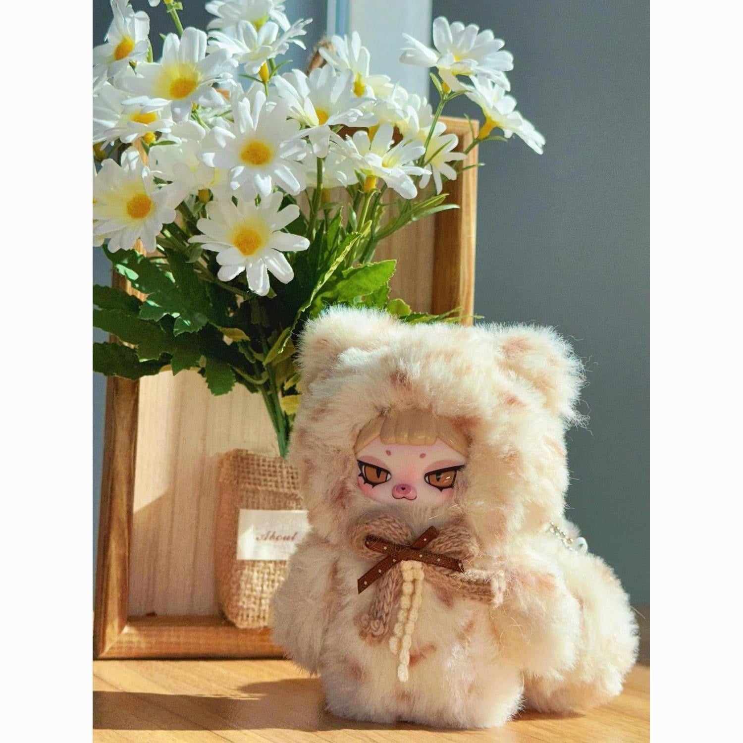PIKU "The Week" Series Plush Keychain Blind Box – 6 Regular + 1 Hidden Edition Collectible Keychain Figures