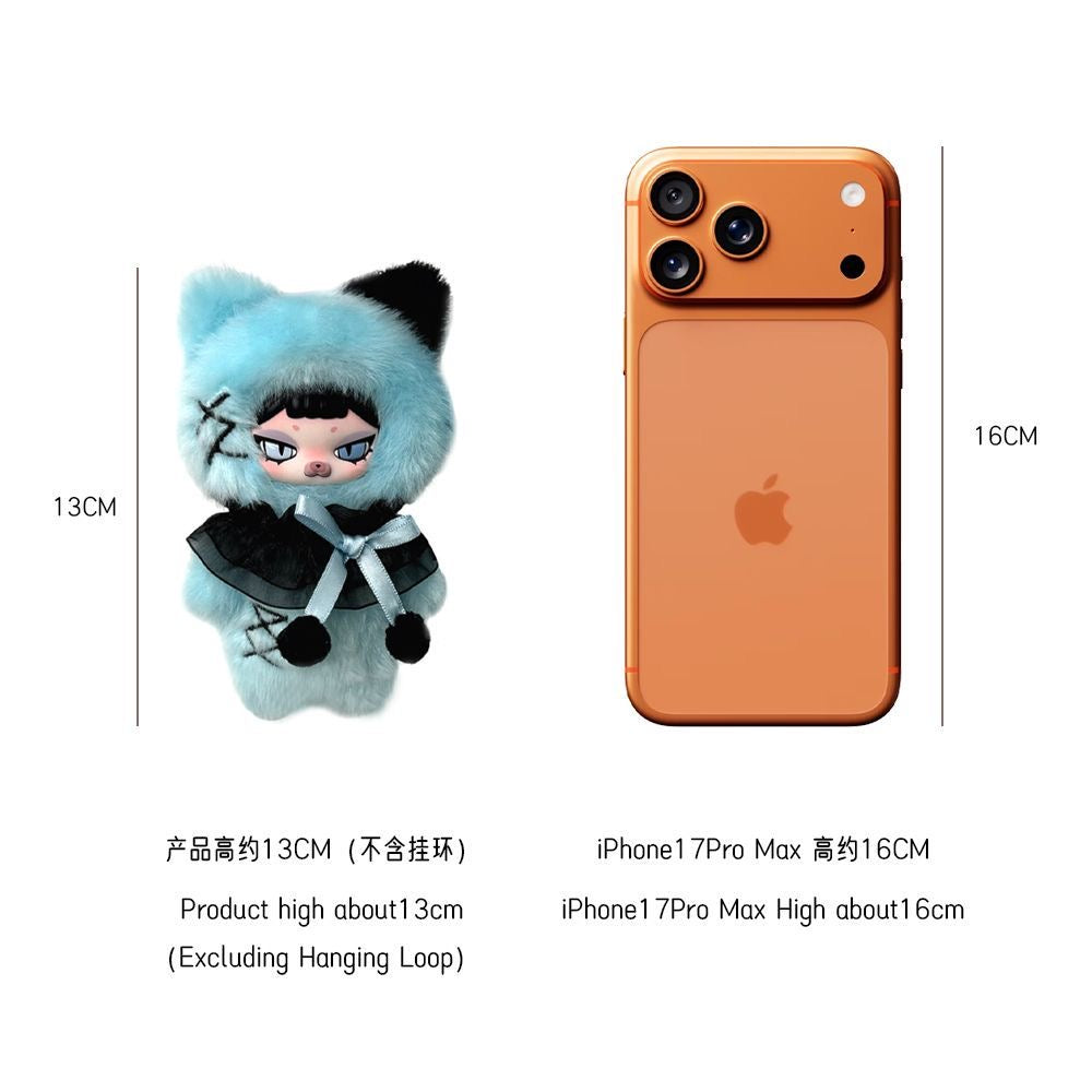 PIKU "The Week" Series Plush Keychain Blind Box – 6 Regular + 1 Hidden Edition Collectible Keychain Figures