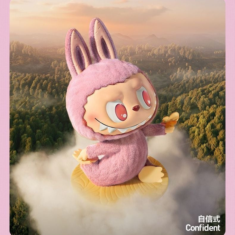 POP MART THE MONSTERS LABUBU Lazy Yoga Series Blind Box – 10 Regular + 1 Hidden Edition Collectible Figures