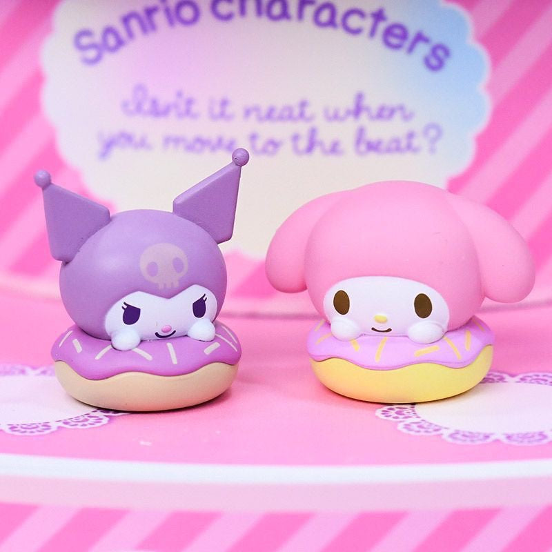 Sanrio Donut Series Blind Bag – Collectible Mini Figures (One blind bag-6 pieces)