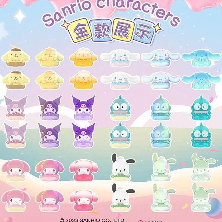 Sanrio Donut Series Blind Bag – Collectible Mini Figures (One blind bag-6 pieces)