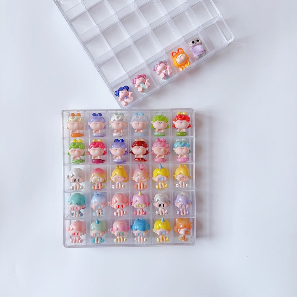 High-Transparency Mini Figure Display Case – Dustproof Acrylic Storage Box