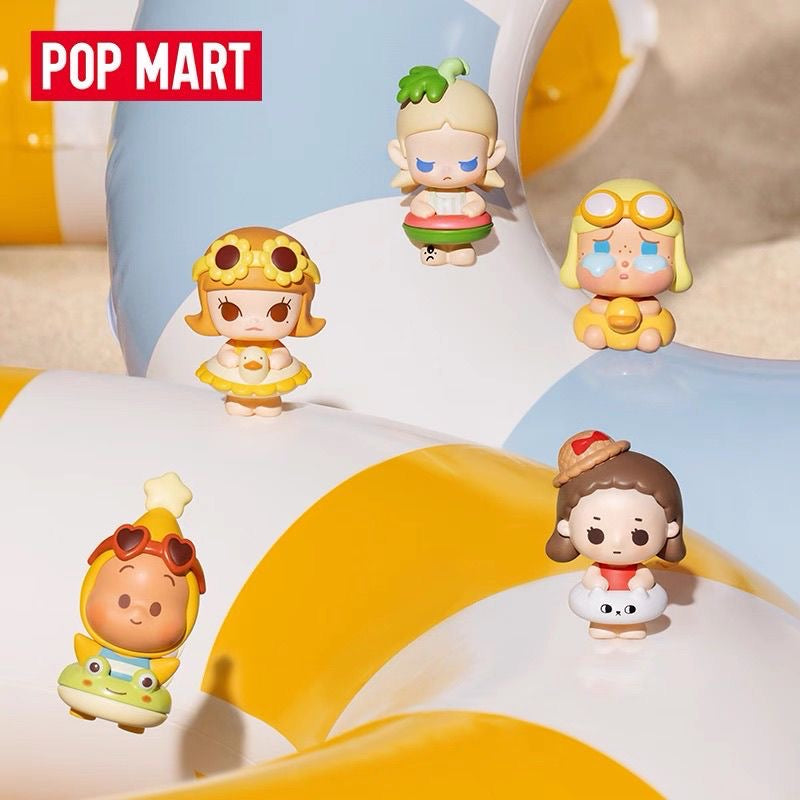 POP MART POP BEAN Island Vacation Series Blind Box – 15 Regular + 1 Hidden Edition Collectible Figures