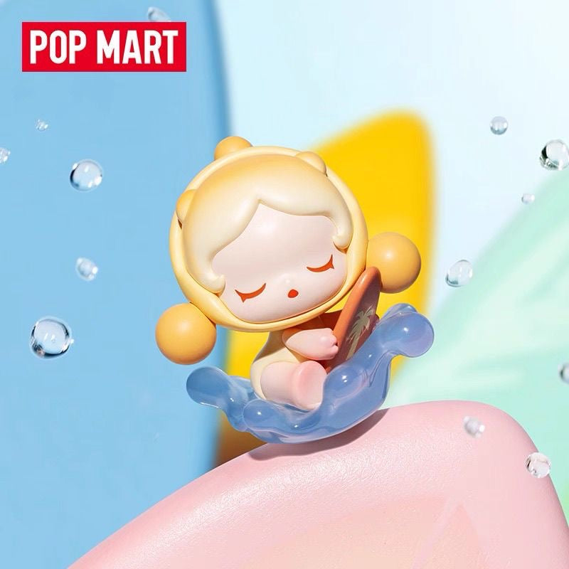 POP MART POP BEAN Island Vacation Series Blind Box – 15 Regular + 1 Hidden Edition Collectible Figures