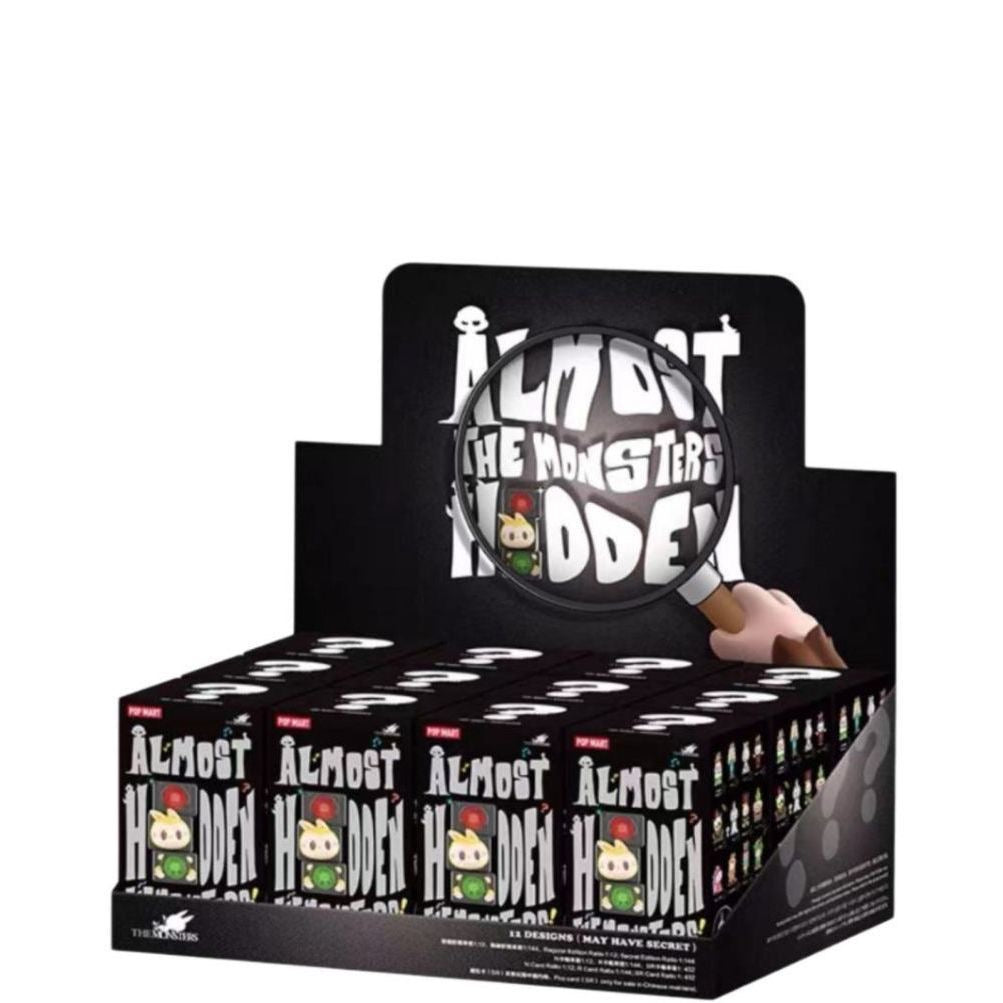 POP MART THE MONSTERS “Can’t See Me” Series Blind Box – 12 Regular + 1 Hidden Edition Collectible Figures