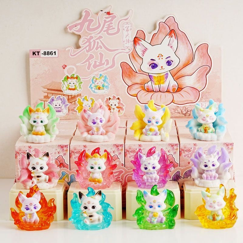 Ancient Nine-Tailed Fox Series 6th Edition Blind Box – Collectible Resin Figurines