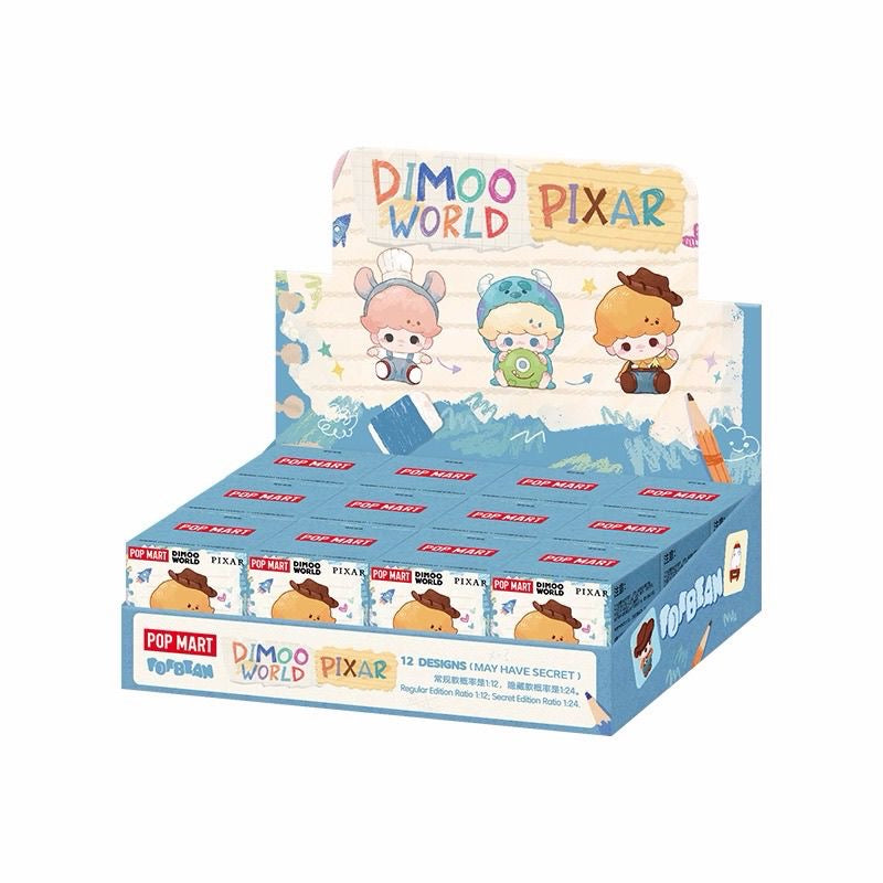 POP MART DIMOO WORLD × PIXAR Collaboration Series Blind Box – Collectible Mini Figures