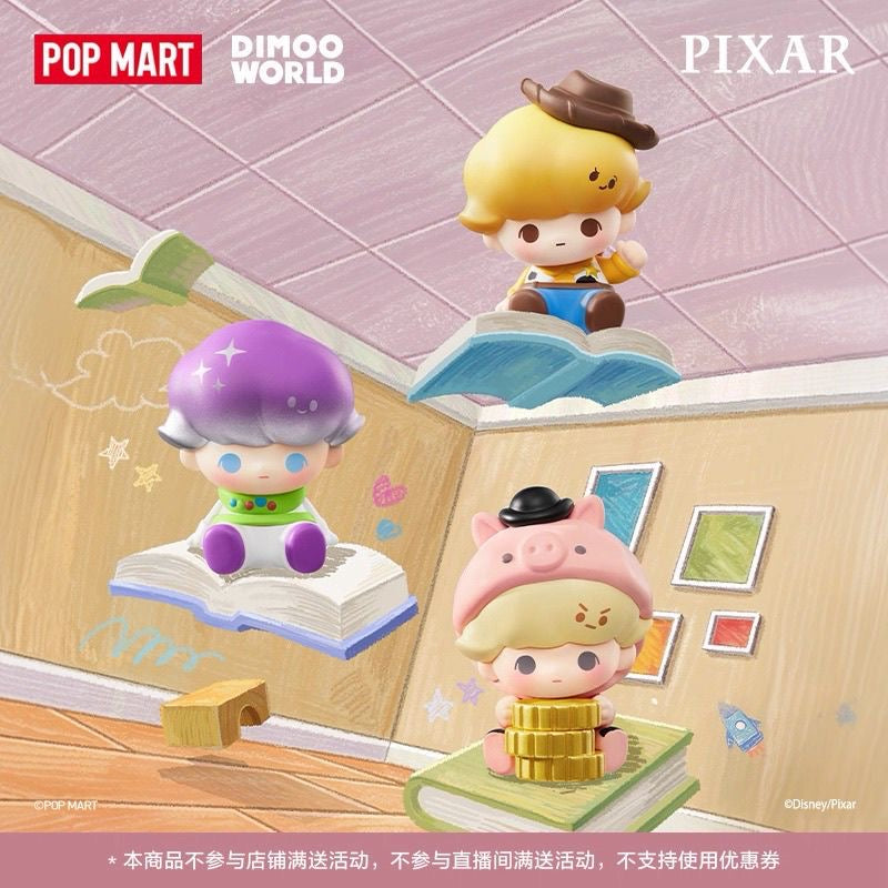POP MART DIMOO WORLD × PIXAR Collaboration Series Blind Box – Collectible Mini Figures
