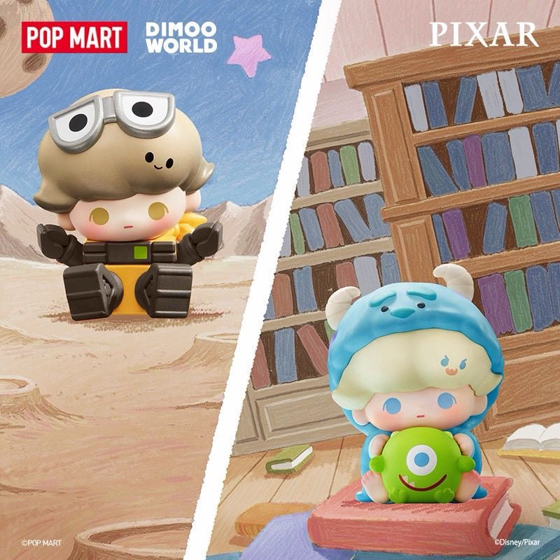 POP MART DIMOO WORLD × PIXAR Collaboration Series Blind Box – Collectible Mini Figures