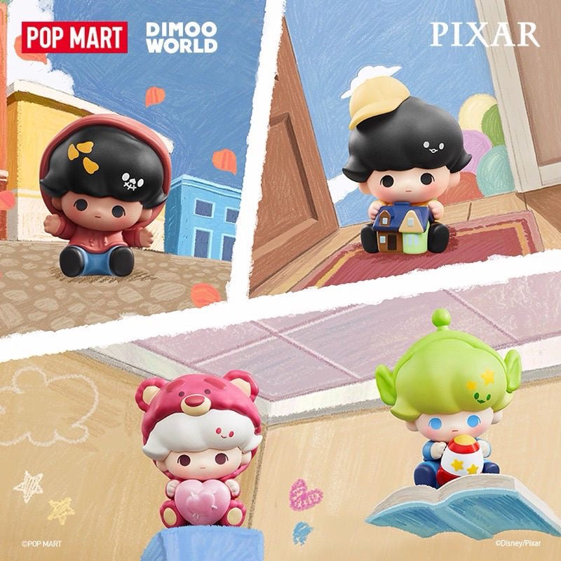 POP MART DIMOO WORLD × PIXAR Collaboration Series Blind Box – Collectible Mini Figures