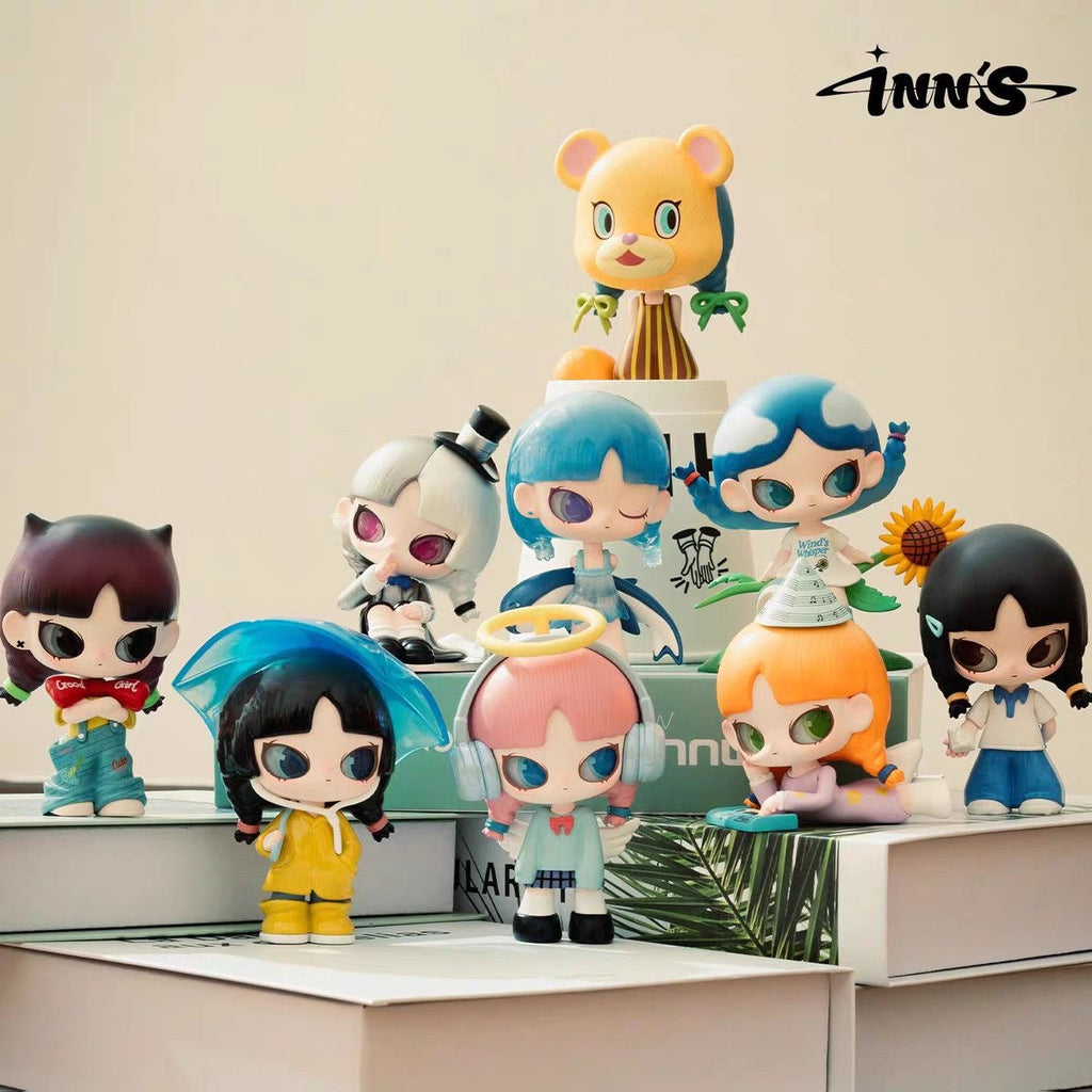 INN'S "I Heard" Series Blind Box – 8 Regular + 1 Hidden Edition Collectible Figures