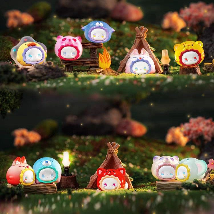LUCKY EMMA Rua Rua Zoo Mini Bean Series Blind Box – 12 Regular Designs