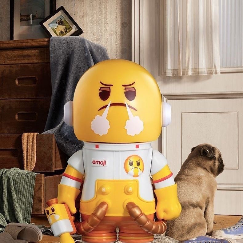 POP MART MEGA SPACE MOLLY 100% × emoji™ Series Blind Box – 18 Regular + 3 Hidden Edition Collectible Figures
