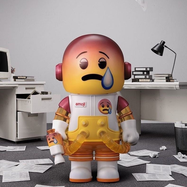 POP MART MEGA SPACE MOLLY 100% × emoji™ Series Blind Box – 18 Regular + 3 Hidden Edition Collectible Figures