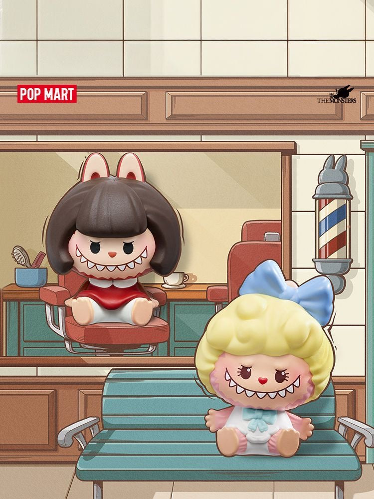 POP MART THE MONSTERS Hair Salon Series POP BEAN Blind Box – 15 Regular + 1 Hidden Edition Collectible Mini Figures