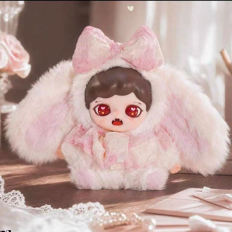 TNTSPACE "A Lovely Gift" Mini Plush Blind Box – 6 Regular + 1 Hidden Edition Collectible Keychain Plush Figures