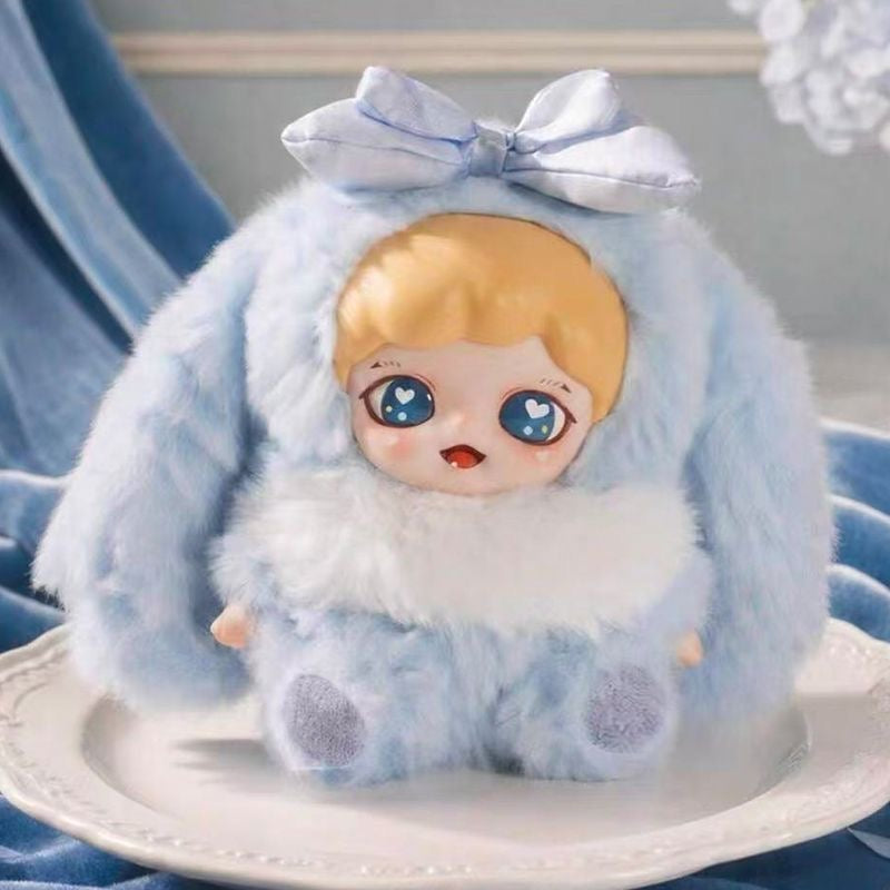 TNTSPACE "A Lovely Gift" Mini Plush Blind Box – 6 Regular + 1 Hidden Edition Collectible Keychain Plush Figures