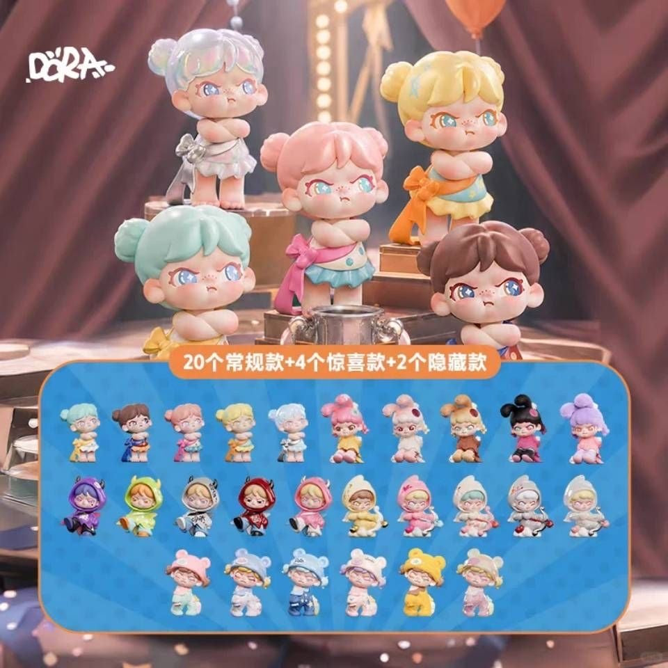 TNTSPACE BABY DORA "Quirky Cute Moments" Mini Series Blind Box – 20 Regular + 4 Surprise + 2 Hidden Edition Collectible Figures