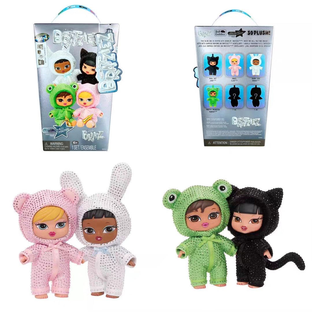 Bratziez MGA Glitter Babyz Series 2 Plush Keychain Blind Box – Collectible Plush Keychain Figures