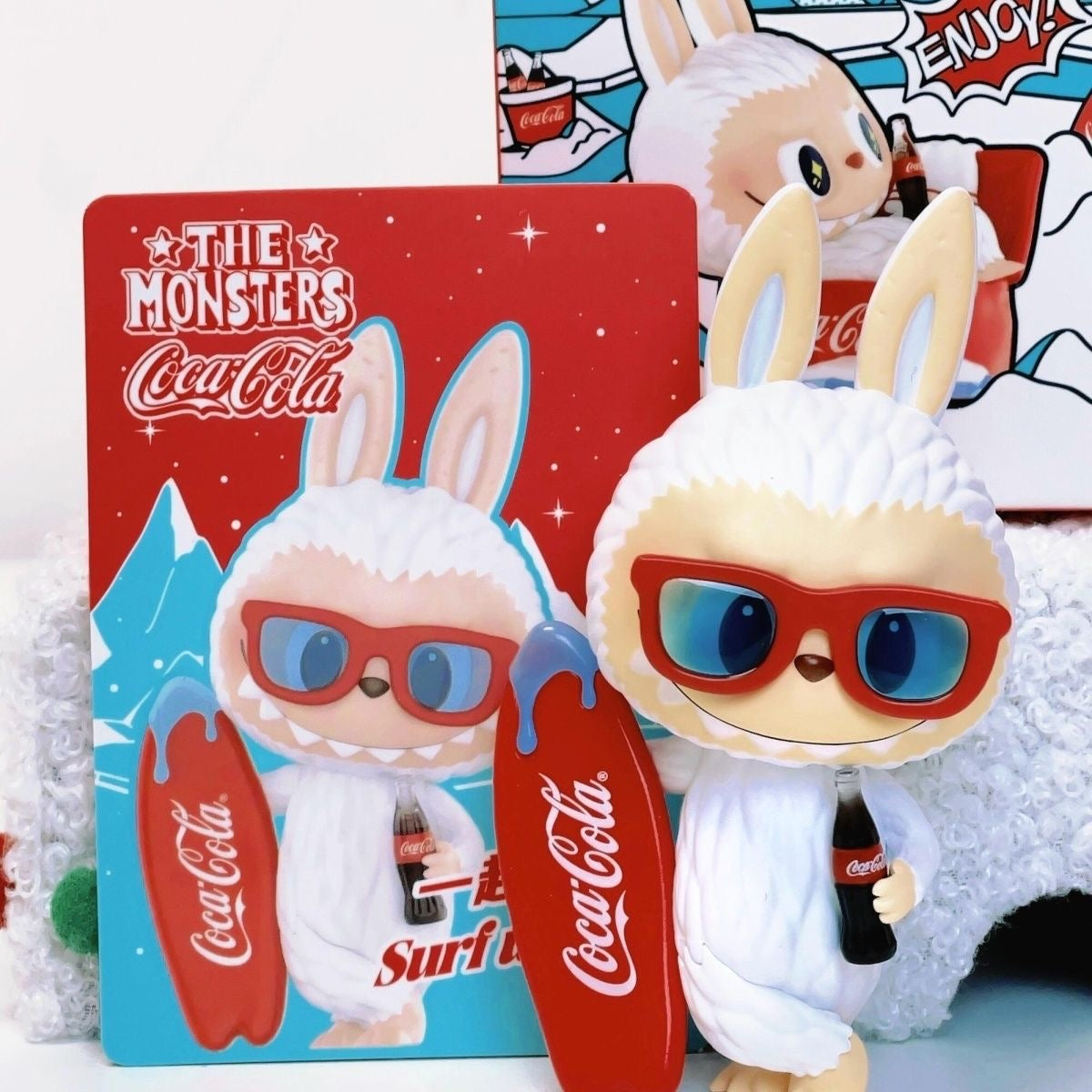 POP MART THE MONSTERS Coca-Cola Series Vinyl Face Blind Box – 10 Regular + 1 Hidden