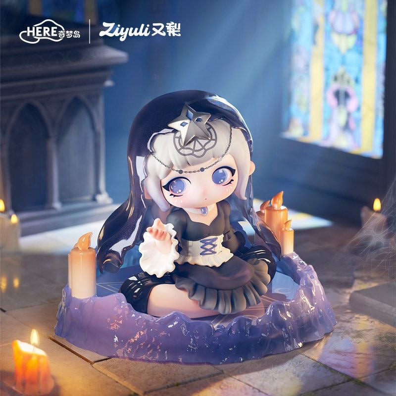 HERE Qimengdao ZIYULI "Dark Night Cantos" Series Blind Box – 6 Regular + 1 Hidden Edition Collectible Figures