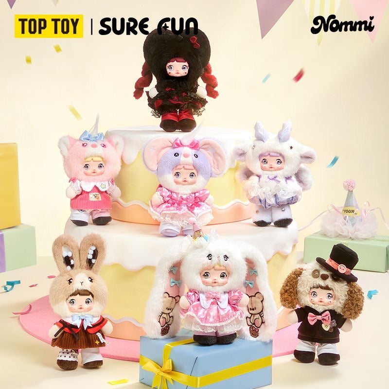 TOP TOY Nommi Plush Blind Box – Treasure Collector Collectible Plush Pendant