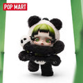 POP MART SKULLPANDA Lazy Panda Plush Pendant – Collectible Vinyl Plush Keychain Figure