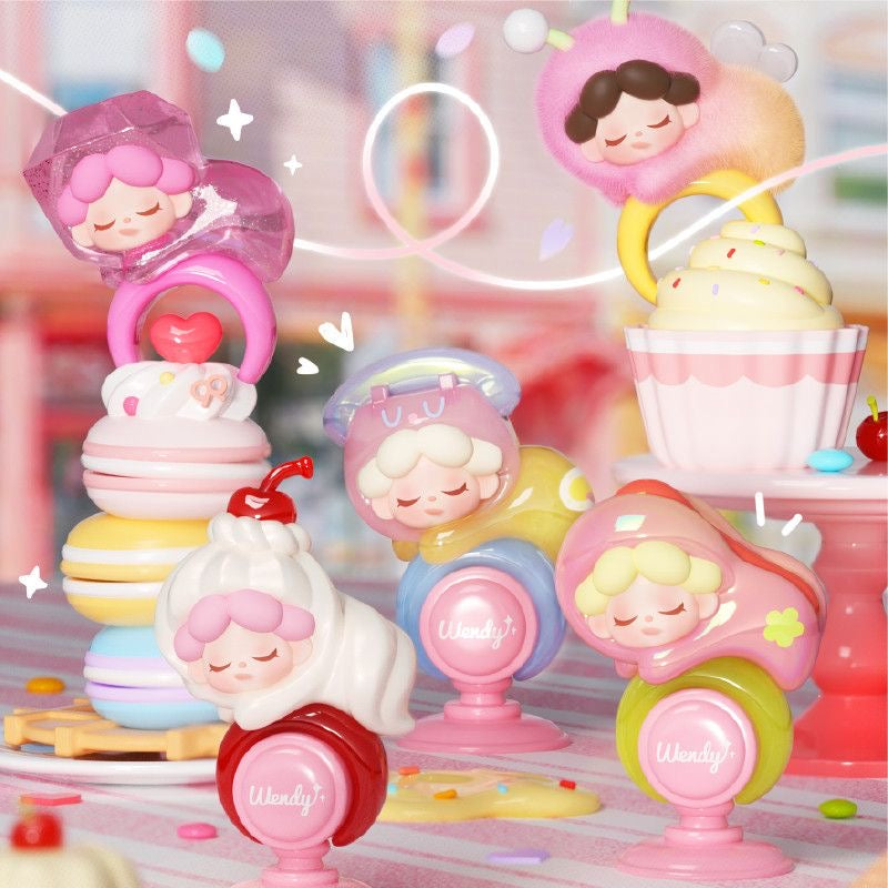 DODO SUGAR Wendy "Fingertip Dream Whisper" Ring Mini Bean Blind Bag(4 Pieces)